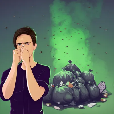 Illustration smelling - Image 1