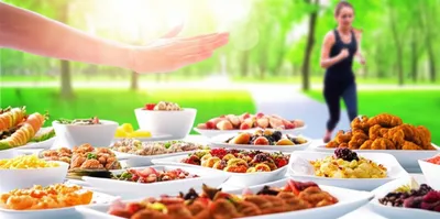 Illustration abstinent