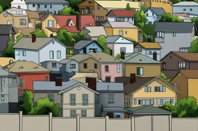 Illustration towns - Image 1