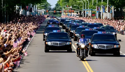 Illustration motorcade - Image 1