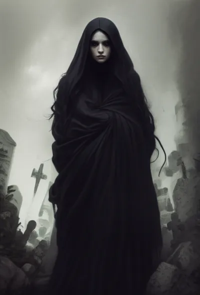 Illustration mourning - Image 1