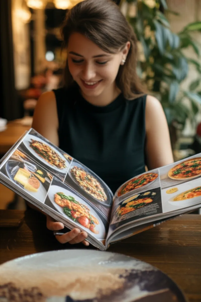 Illustration visuelle du mot « carte » - Menu, liste des plats