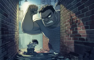 Illustration hectoring - Image 1