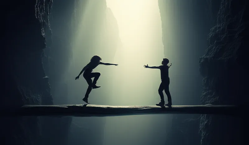 Ilustración visual de la palabra "challenge" - Desafío