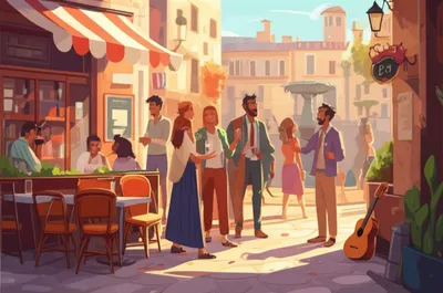 Illustration romantic