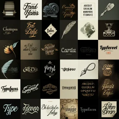 Illustration typefaces