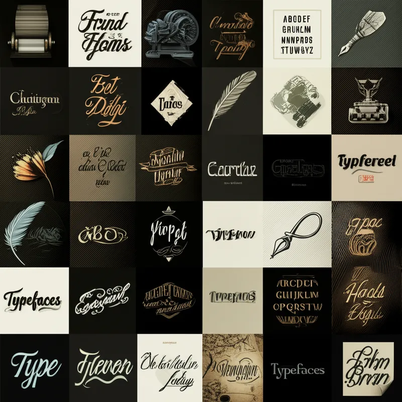 typefaces background