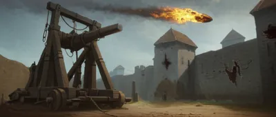 Illustration catapult - Image 1