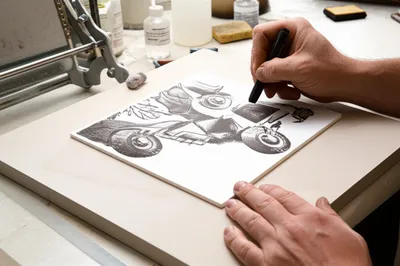 Illustration lithograph - Image 1