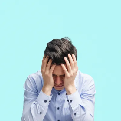 「worried」の視覚的なイラスト - 心配な, 悩んでいる