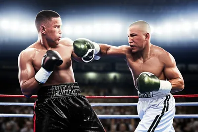 Illustration prizefight