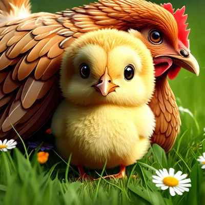 Illustration chicken - Image 1