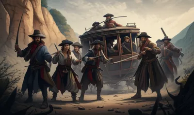 Illustration brigands