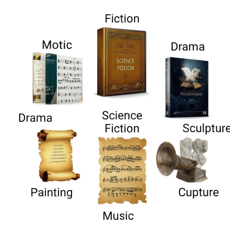 Illustration visuelle du mot « genre » - Genre, sorte