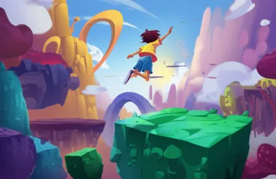 Illustration platformer