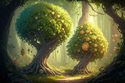 Illustration leafed - Image 1