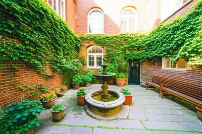 Illustration courtyard