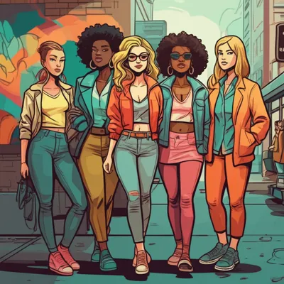 Illustration fashionable - Image 1