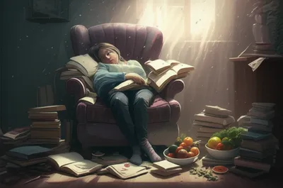 Illustration sedentary - Image 1