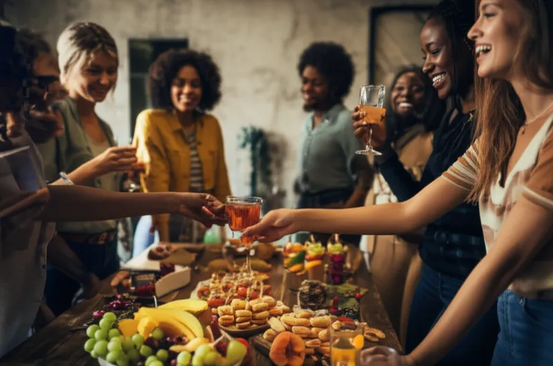 Illustration visuelle de collations: Discussion, collation - Image 1