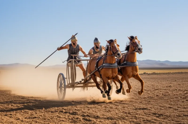 Визуальная иллюстрация слова «chariot» - Колесница