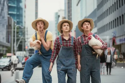 Illustration bumpkins