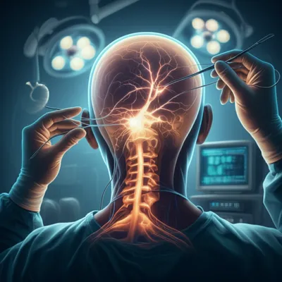 Illustration neurosurgery