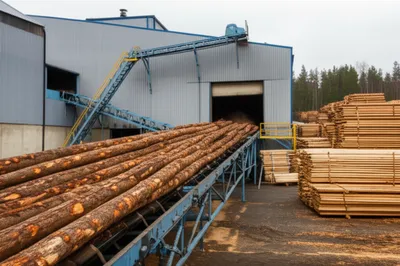 Illustration sawmill - Image 1