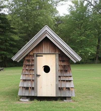 Illustration outhouse