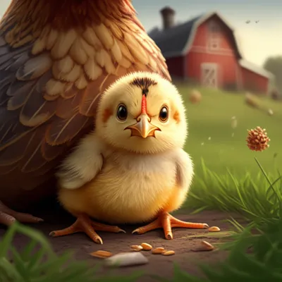 Illustration chickens - Image 1