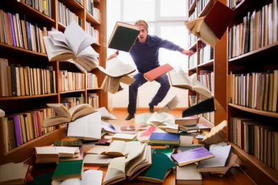 Illustration clumsily