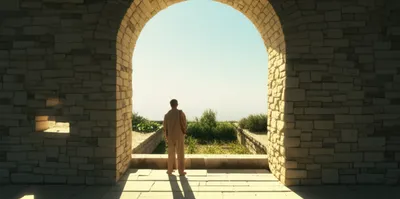 Illustration cloister - Image 1