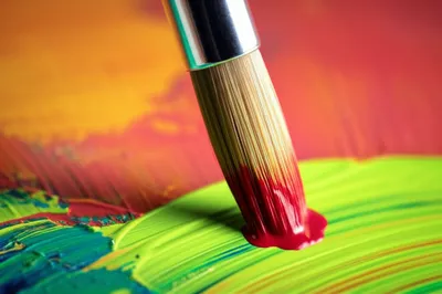 Illustration paintbrushes