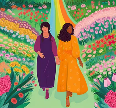 Illustration lesbian - Image 1