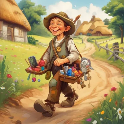 Illustration peddlers - Image 1