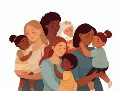 Illustration motherhood - Image 1