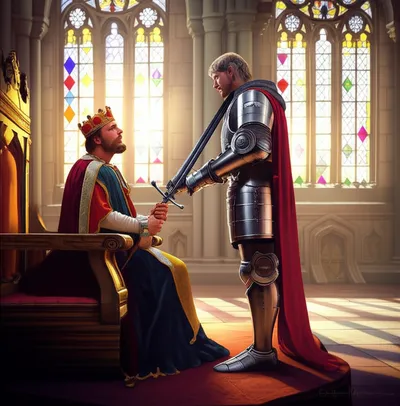 Illustration knighthood