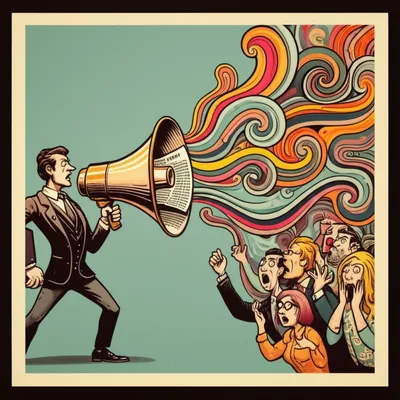 Illustration sensationalized