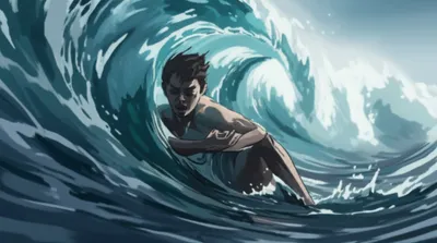 Illustration drowning - Image 1