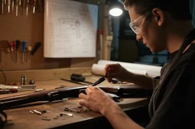 Illustration gunsmith