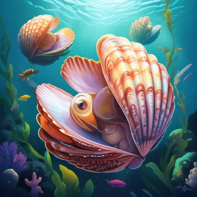 Illustration scallop