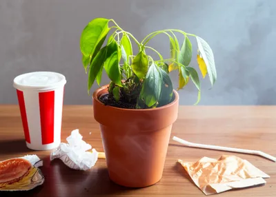 Illustration unhealthful