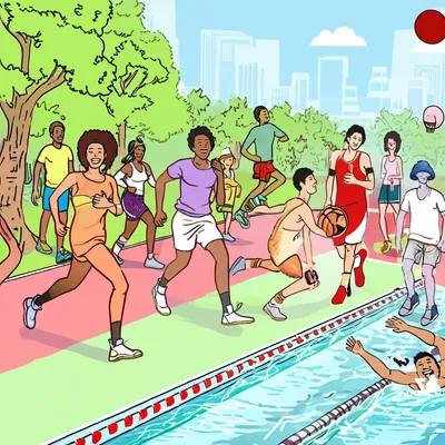 Illustration sportier - Image 1