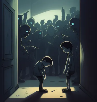 Illustration mobbing - Image 1