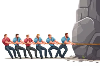 Illustration pulling - Image 1