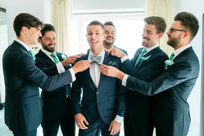 Illustration groomsmen