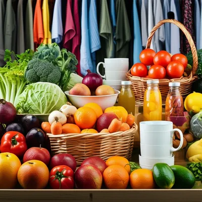 单词"merchandise"的视觉插图 - 商品，货物.
