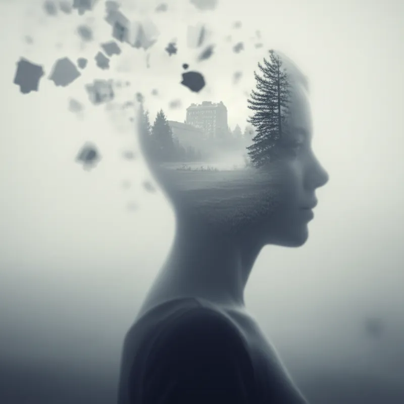 Illustration visuelle du mot « forgotten » - Oublier