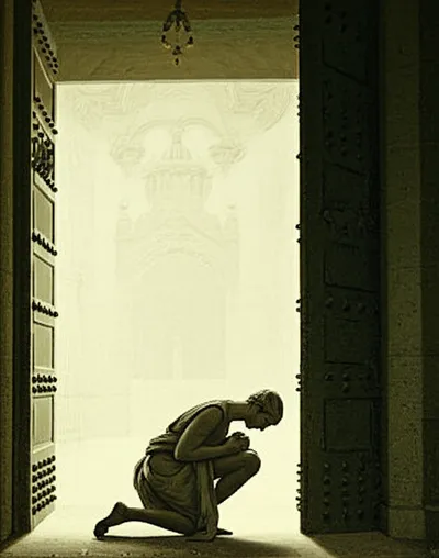 Illustration kneeled - Image 1