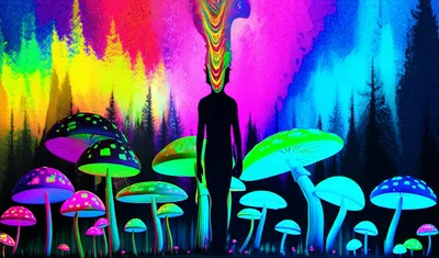 Illustration psilocybin